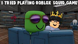 I TRIED PLAYING ROBLOX SQUID GAME... it was terrifying