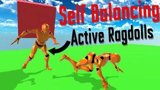 Self Balanced Active Ragdolls In Unity