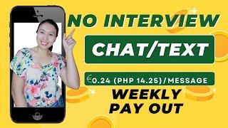 CHAT/TEXT MODERATORS (UP TO PHP 14.25 PER MESSAGE) NO INTERVIEW, WEEKLY PAYOUT | Sincerely Cath