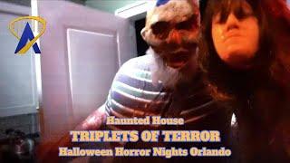 Triplets of Terror Haunted House at Halloween Horror Nights Orlando 2024