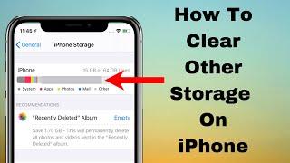 How To Clear Other Storage On iPhone!Delete other from iPhone storage.