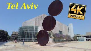 Walking Tel Aviv | Sarona Area | Rothschild Boulevard | 4k60