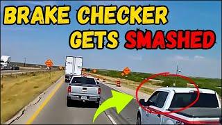 USA Road Rage 2024 |Brake Check Gone Wrong, Car Crash, Bad Lorry Drivers, Accident, Instant Karma