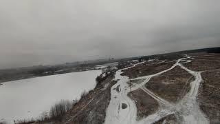 Первый вылет на DJI FPV 28 м/с