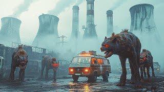 If they stay in the broken van the RADIATION will END THEM, if they LEAVE, the DOGS will get THEM