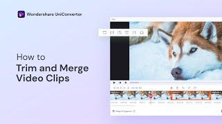 How to Trim Video and Merge Video on Windows | Wondershare UniConverter