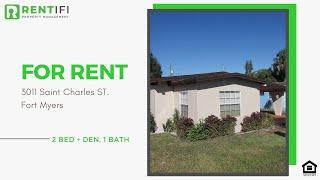 Fort Myers Home for Rent 2BR/1BA by Fort Myers Property Management