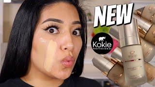 NEW KOKIE COSMETICS FULL COVER FOUNDATION FULL DAY WEAR REVIEW - ALEXISJAYDA