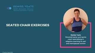 Seated exercises at home