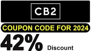 CB2 Coupon Code (2024 / 2025)