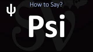 How to Pronounce Psi? (CORRECTLY) | ψ Greek Alphabet Pronunciation