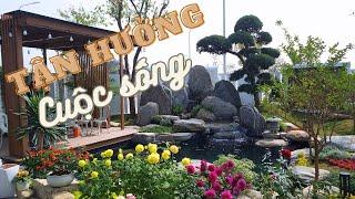 Đẹp TUYỆT VỜI không gian sân vườn hồ Koi Đẳng Cấp | KOJI LANDSCAPE