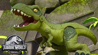 The T-Rex is Back! | Jurassic World | Kids Adventure Show | Dinosaur Cartoons