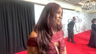 Garcelle Beauvais ('Black Girl Missing') on 2024 Gracie Awards red carpet