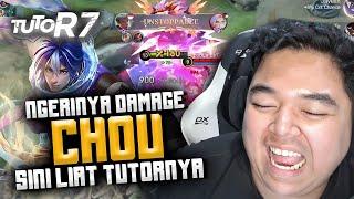 #TUTOR7 CHOU DENGAN TENDANGAN PELUNAK LAWAN!! SEKALI TENDANG LANGSUNG LENYAP! OLD PATCH #R7 #MLBB