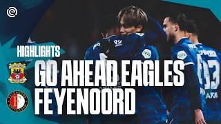 Champions League ticket secured!  | Highlights Go Ahead Eagles - Feyenoord | Eredivisie 2023-2024