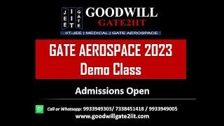 GATE AEROSPACE 2023  - Demo Lecture - GATE Aerospace Syllabus - Test Series - Study Material