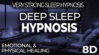 Sleep Hypnosis [8D Audio] for Mind Body Healing (Ocean Sounds and Guided Dreams Self Healing)