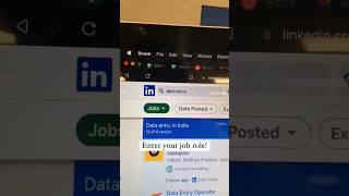 How to Be a Successful Data Entry Operator | Internship at Linkdin #shortsfeed #dataentryjobs