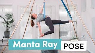 Aerial Yoga Tutorial | Manta Ray Pose