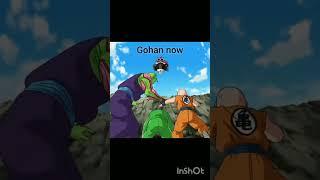 Gohan now vs then edit