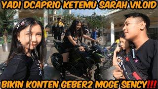 Yadi dcaprio ketemu Sarah Viloid lagi bikin konten geber2 Moge di sency cuy  | gopro hero7