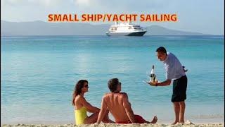 small ship yacht sailing