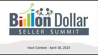 Billion Dollar Seller Summit Amazon Seller Hack Webinar April 18, 2023