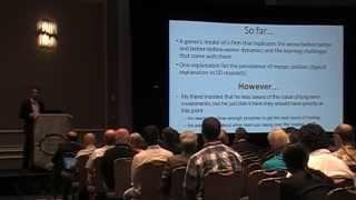 Hazhir Rahmandad, the 2015 Jay Wright Forrester Award winner, presents his paper