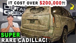 Cleaning The Most POWERFUL and EXPENSIVE Cadillac Ever!