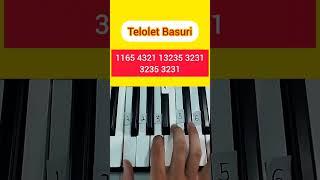 Telolet Basuri (Piano Tutorial) #tiktok #shorts #fyp #music #viral