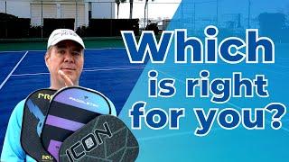 3 BEST pickleball paddles - Beginner/Budget Paddle | Intermediate | Advanced (the one we use)