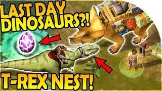 DINOSAURS in LAST DAY?! - T-REX NEST - LAST DAY ON EARTH SURVIVAL + DURANGO = JURASSIC SURVIVAL Game