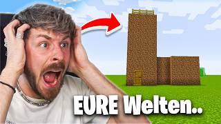 ICH verbessere EURE MINECRAFT ZUSCHAUER WELTEN!