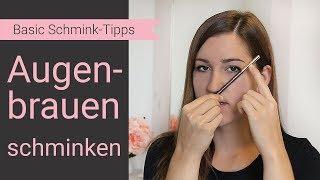 Augenbrauen schminken nur mit Stift – die BESTEN Hacks für natürliche Augenbrauen!