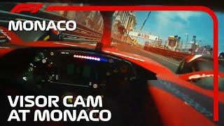 Visor Cam At Monaco With Charles Leclerc | 2022 Monaco Grand Prix