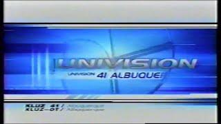 Univision Promo Girl Rain 2002-2003 Tanda and KLUZ-TV/DT Station ID 2003 Error