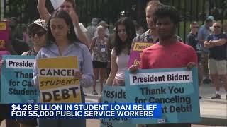 President Biden to announce $4.28B in student loan relief for 55K borrowers