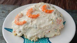 Ensaladilla rusa de langostinos