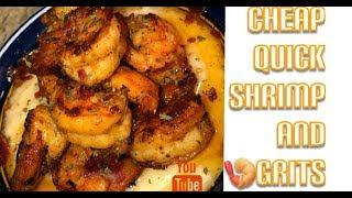 Cheap Shrimp and Grits Recipe Tutorial With Chef Bae