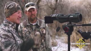 Phone Skope - Digiscoping Made Easy - Best Smart Phone to Spotting Scope & Binocular Adapter