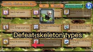 DFFOO [GF] : defeat skeleton types