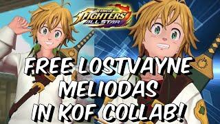 FREE Lostvayne Meliodas in King Of Fighters and Seven Deadly Sins Collab is a BEAST!! - KOF Gameplay