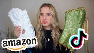 Trying the VIRAL TikTok Corset | Cosette