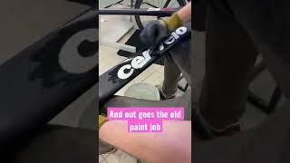 Cervelo S5 paint stripping 