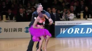 4K 2017 WDSF World Open Latin in Tokyo | Marius Andrei Balan - Khrystyna Moshenska, GER | SAMBA