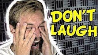 【pewpew字幕】中文字幕pewdiepie 尝试不要笑 “YOU LAUGH YOU LOSE” 你笑你输