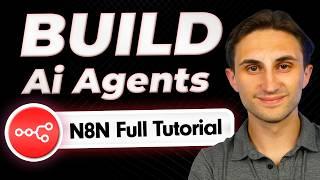 N8N Tutorial: Building N8N Ai Agents (Beginner to Pro) 