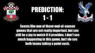 2021 22 PREMIER LEAGUE PREDICTIONS! WEEK 35!