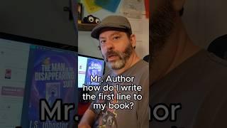 An author on writing the first line #indieauthor #author #authortok #authortube #booktube #booktok